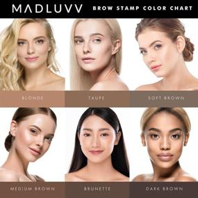 img 1 attached to MADLUVV Brow Stamp and Shaping Kit 💕 (Medium Brown) – Simplified Solution for Perfect Brows!