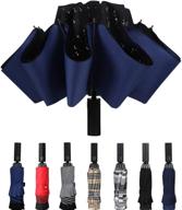 ☂️ inverted windproof umbrella: compact, automatic folding umbrellas logo