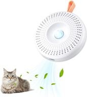 smart deodorizer genie for cat litter box - lionpapa odor eliminator, 99.9% dust free, extended battery life up to 8-10 days, usb powered, auto on/off - ideal for all types of cat litter box, pet toilet, and small areas logo