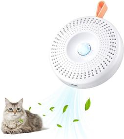 img 4 attached to Smart Deodorizer Genie for Cat Litter Box - Lionpapa Odor Eliminator, 99.9% Dust Free, Extended Battery Life up to 8-10 Days, USB Powered, Auto On/Off - Ideal for All Types of Cat Litter Box, Pet Toilet, and Small Areas