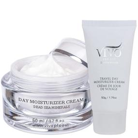 img 4 attached to 🌊 Vivo Per Lei Day Cream - Dead Sea Face Moisturizer for Dull, Dry Skin with Shea Butter - Non-Greasy Hydrating Day Cream for Women