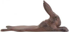 img 2 attached to 🐰 Charming Rabbit Design Cast Iron Door Stop Wedge – Elegant and Functional!