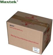 📀 maxtek white paper cd dvd sleeves - 1000 pack with window cut out and flap logo