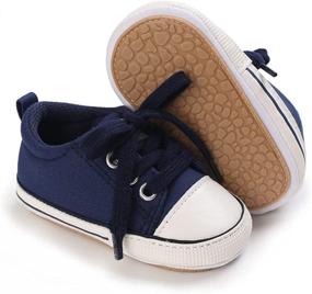 img 4 attached to 👟 FEAMODAL Sneaker: Non Slip Rubber Shoes for Toddler Boys