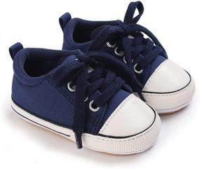 img 2 attached to 👟 FEAMODAL Sneaker: Non Slip Rubber Shoes for Toddler Boys