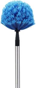 img 3 attached to 🕸️ 10-foot Cobweb Duster with Pole: Effective Ceiling Fan & Garage Cleaner with Medium Stiff Bristles