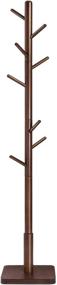 img 4 attached to 🧥 VASAGLE 8-Hook Solid Walnut Coat Rack Hall Tree - Stylish and Functional URCR010W01