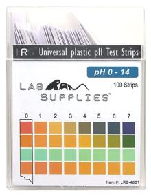 img 4 attached to 🧪 pH Test Strips for Plastic Surfaces, Wide Application Range (pH 0-14), 100 Strips, for Saliva, Soap, Urine, Food, Liquids, Water, Soil Testing, Lab Monitoring