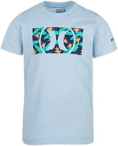 img 1 attached to Hurley Graphic T Shirt Chambray Tropical