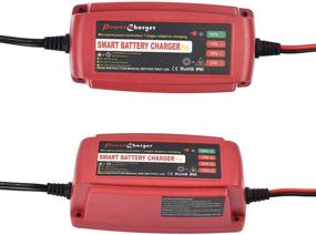 img 1 attached to 🔋 High Performance 12V Battery Charger: Maintain and Trickle Charge Car, Boat, Lawn Mower, and Marine Sealed Lead Acid Batteries with 5A Automotive Battery Maintainer