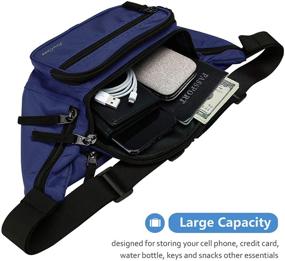 img 2 attached to 🎒 ProCase Waist Packs for Men and Women - Versatile Waist Bag for Travel, Hiking, Running and Outdoor Sports