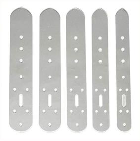 img 4 attached to 🎨 Craft with Precision: HAPYLY 5-pcs Acrylic Leather Belt Buckle Stencil Tool Set