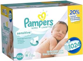 img 1 attached to Pampers Sensitive Refill Wipes, 16x Pack, Total 16 Count