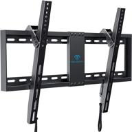 perlesmith tilt tv wall mount bracket for 32-70 inch led, lcd, oled and plasma flat screen tvs - fits 16”- 24” wood studs, tilting tv mount with max vesa 600 x 400mm hold up to 132lbs - enhanced seo logo