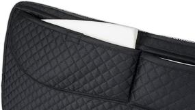 img 3 attached to 🐎 ECP All Purpose Diamond Quilted Therapeutic Contoured Correction Support Western Saddle Pad: Optimal Comfort and Correction for your Horse