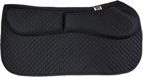 img 2 attached to 🐎 ECP All Purpose Diamond Quilted Therapeutic Contoured Correction Support Western Saddle Pad: Optimal Comfort and Correction for your Horse