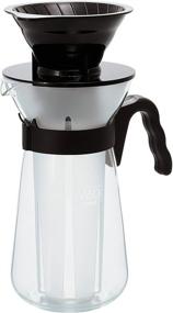 img 4 attached to ☕ Premium Hario V60 'Fretta' Coffee Maker - Hot and Iced Brewing, 700ml, Black