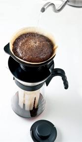 img 1 attached to ☕ Превосходный кофейник Hario V60 'Fretta' - Горячее и Ледяное заваривание, 700 мл, Черный