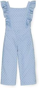 img 4 attached to 👗 Stylish Sleeve Ruffle Chambray Dresses for Girls by Hope Henry: Trendy and Timeless Fashion