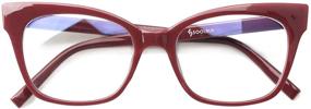 img 4 attached to SOOLALA Oversized Reading Glasses Eyeglasses