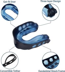 img 3 attached to Mouth Guard Football Mouthguard Basketball