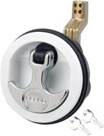 🔒 perko 1091dp1wht surface mount lock - white: ensuring secure and stylish access control logo