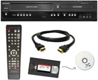 📼 renewed magnavox vhs to dvd recorder vcr combo with remote and hdmi port logo