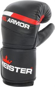 img 3 attached to 🥊 Premium Leather Bag Mitts with Wrist Support: Meister Gel Armor for Optimal Comfort and Protection (12oz - 16oz)