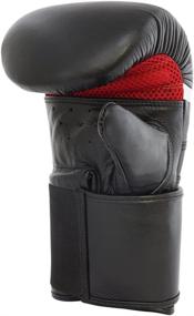 img 2 attached to 🥊 Premium Leather Bag Mitts with Wrist Support: Meister Gel Armor for Optimal Comfort and Protection (12oz - 16oz)