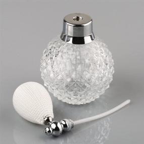 img 2 attached to 💎 Chic Crystal Vintage Refillable Atomizer: Essential Travel Accessories