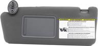 🌞 шторка солнцезащитная левая для водителя ezzy auto серого цвета - 74320-04181-b1, без освещения, tacoma 2005-2012 логотип