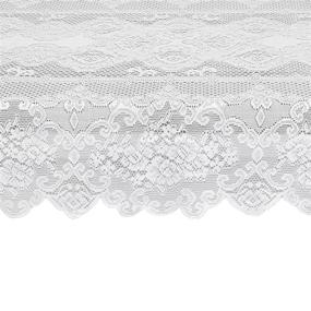 img 2 attached to 👔 Elegant and Versatile Juvale Rectangular Tablecloth Patterns for Weddings and Food Service Equipment & Supplies