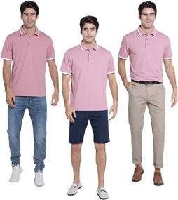 img 2 attached to 👕 Fade Resistant Classic Fit Short Sleeve Shirt in Cotton: Durable and Stylish