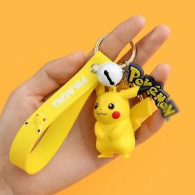 img 2 attached to 🔑 Silicone Pokemon Keyring Accessories - Keychain for Pokemon Lovers