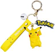 🔑 silicone pokemon keyring accessories - keychain for pokemon lovers logo