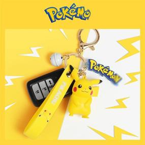 img 1 attached to 🔑 Silicone Pokemon Keyring Accessories - Keychain for Pokemon Lovers