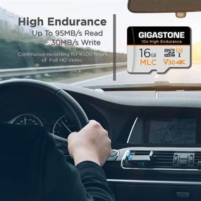 img 1 attached to 📸 Gigastone 16GB 2-Pack MLC Micro SD Card: 10x Endurance for High-Quality 4K Video, Security Cam, Dash Cam, Surveillance - 95MB/s Speed, U3 C10 Compatible