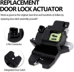 img 3 attached to 🔒 Hyundai Elantra Trunk Latch Lock Actuator 81230-3X010 for 2011-2016 Models - Replacement Tailgate Tail Gate Latch Lock Actuator Motor Rear Door Hatch Lock Assembly, Compatible with Hyundai 812303X010