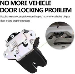 img 2 attached to 🔒 Hyundai Elantra Trunk Latch Lock Actuator 81230-3X010 for 2011-2016 Models - Replacement Tailgate Tail Gate Latch Lock Actuator Motor Rear Door Hatch Lock Assembly, Compatible with Hyundai 812303X010