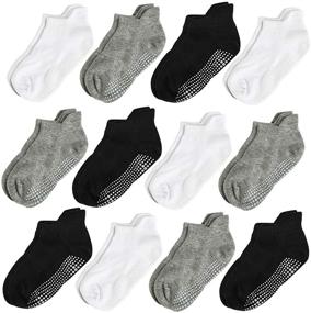 img 4 attached to 🧦 Aminson Grip Ankle Athletic Socks for Girls - Clothing