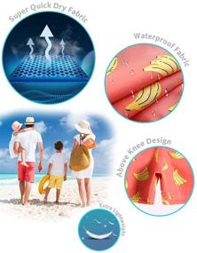 img 1 attached to 🩳 Maamgic Toddler Boys Swim Trunks, Swimming Shorts, Bathing Suit, Swimsuit - Boy Swimwear