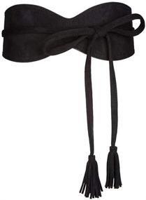 img 4 attached to Aecibzo Womens Bowknot Around Waist Women's Accessories and Belts