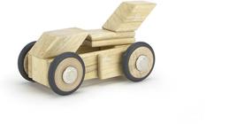 img 1 attached to 🚗 Enhance Playtime with Tegu Magnetic Wooden Wheels: Versatile Pack of Fun!