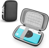 📷 yinke case: travel carry case for kodak printomatic/smile/mini 2 hd/smile portable instant photo printer - protective cover (black) logo