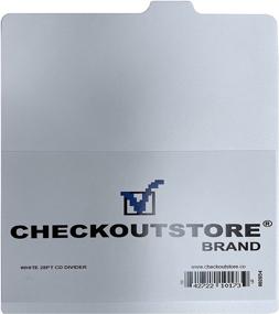 img 2 attached to Белые двусторонние пластиковые разделители CheckOutStore