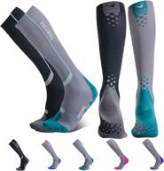 🧦 thirty48 elite compression socks - graduated 20-30mmhg for running, athletic, flight sock - performance & recovery - for women & men logo