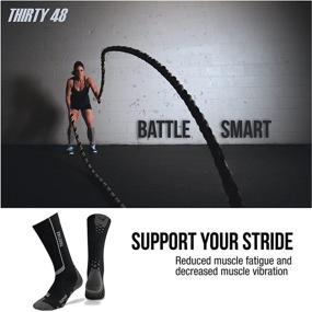 img 1 attached to 🧦 Thirty48 Elite Compression Socks - Graduated 20-30mmHg for Running, Athletic, Flight Sock - Performance & Recovery - For Women & Men