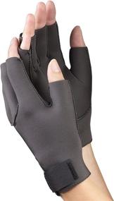 img 4 attached to Enhanced Comfort and Relief: Premium Support Arthritis Gloves (1 Pair, X-Small)