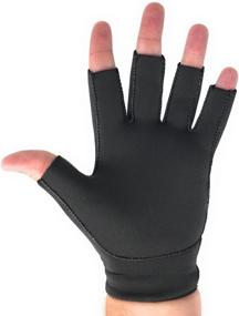 img 2 attached to Enhanced Comfort and Relief: Premium Support Arthritis Gloves (1 Pair, X-Small)