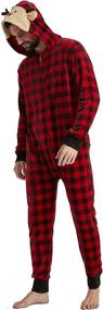 img 2 attached to Festive Reindeer Matching Christmas Pajamas Sleepwear - Create Memorable Holidays!